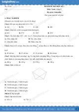 Đề kiểm tra học kì 1 Toán 3 Cánh diều - Đề số 9